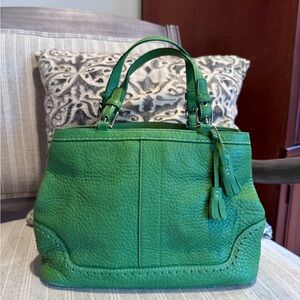 Vintage Coach Y2K top handle satchel bag